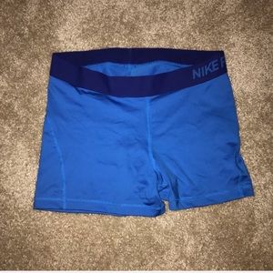 blue nike pros